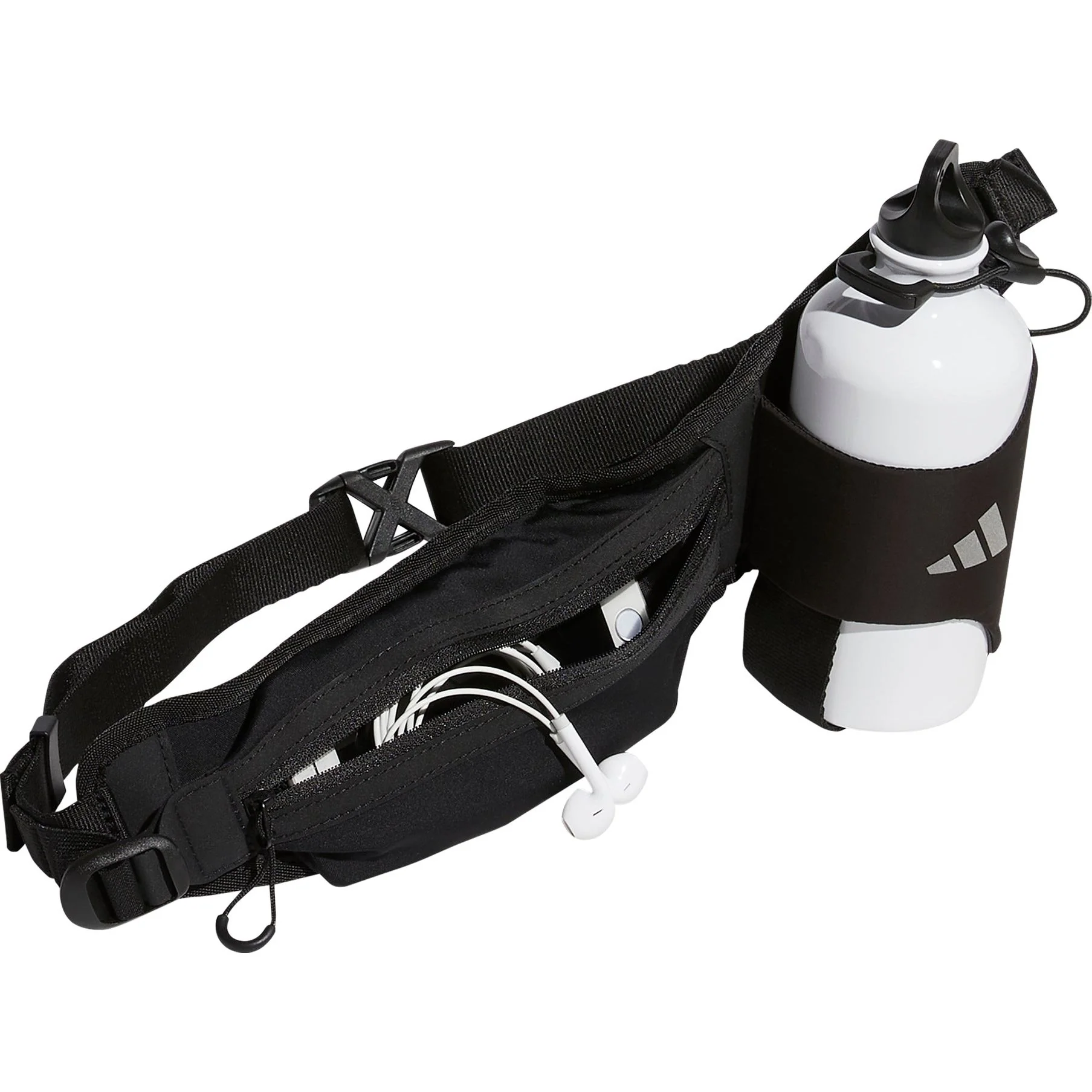 adidas Running Bottle Waist Bag - Black - Image 4