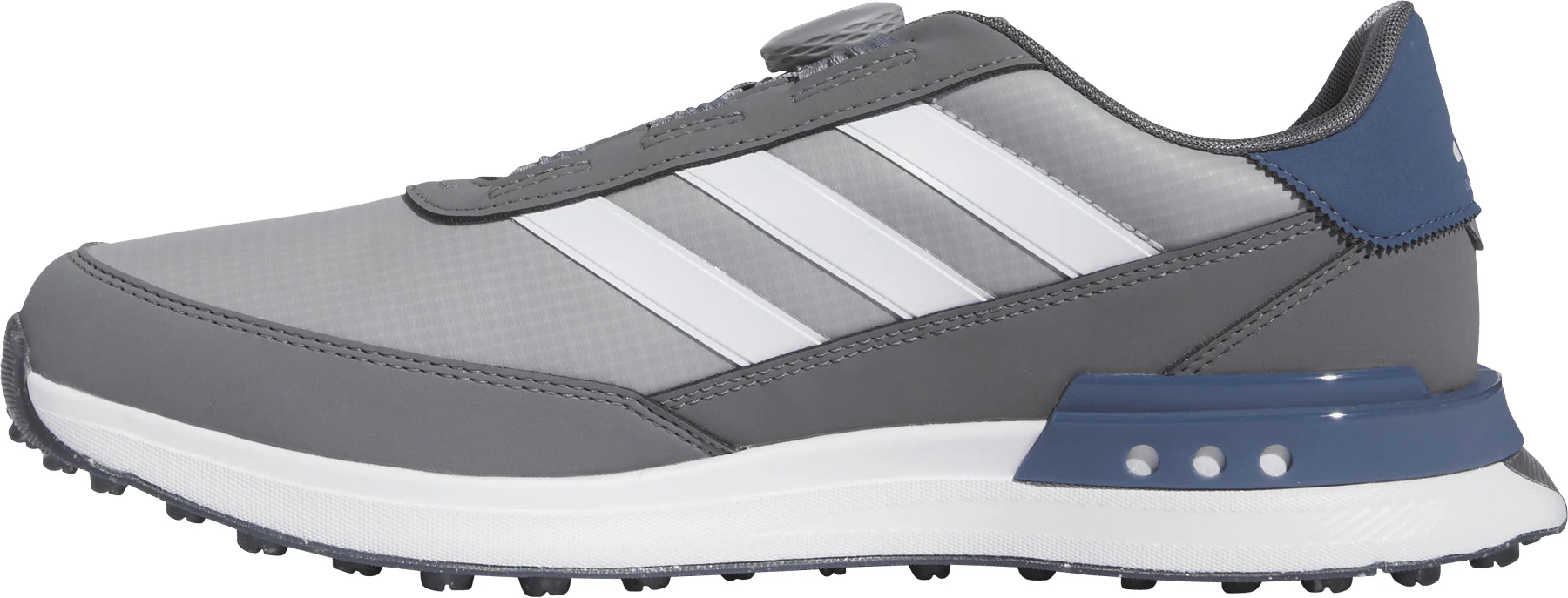 adidas S2G BOA 24 WIDE FIT Spikeless Mens Golf Shoes - Grey - Image 3