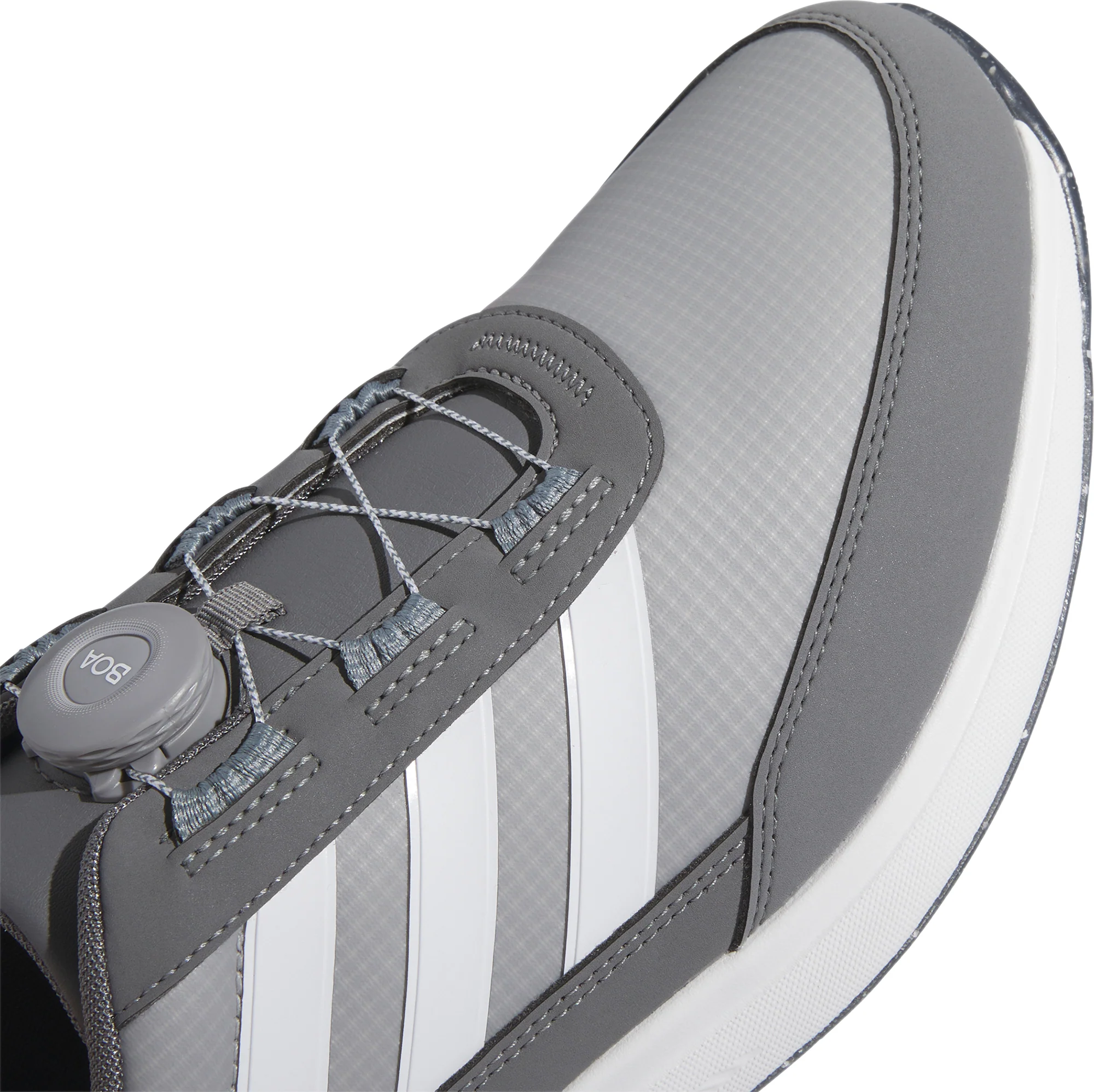 adidas S2G BOA 24 WIDE FIT Spikeless Mens Golf Shoes - Grey - Image 8