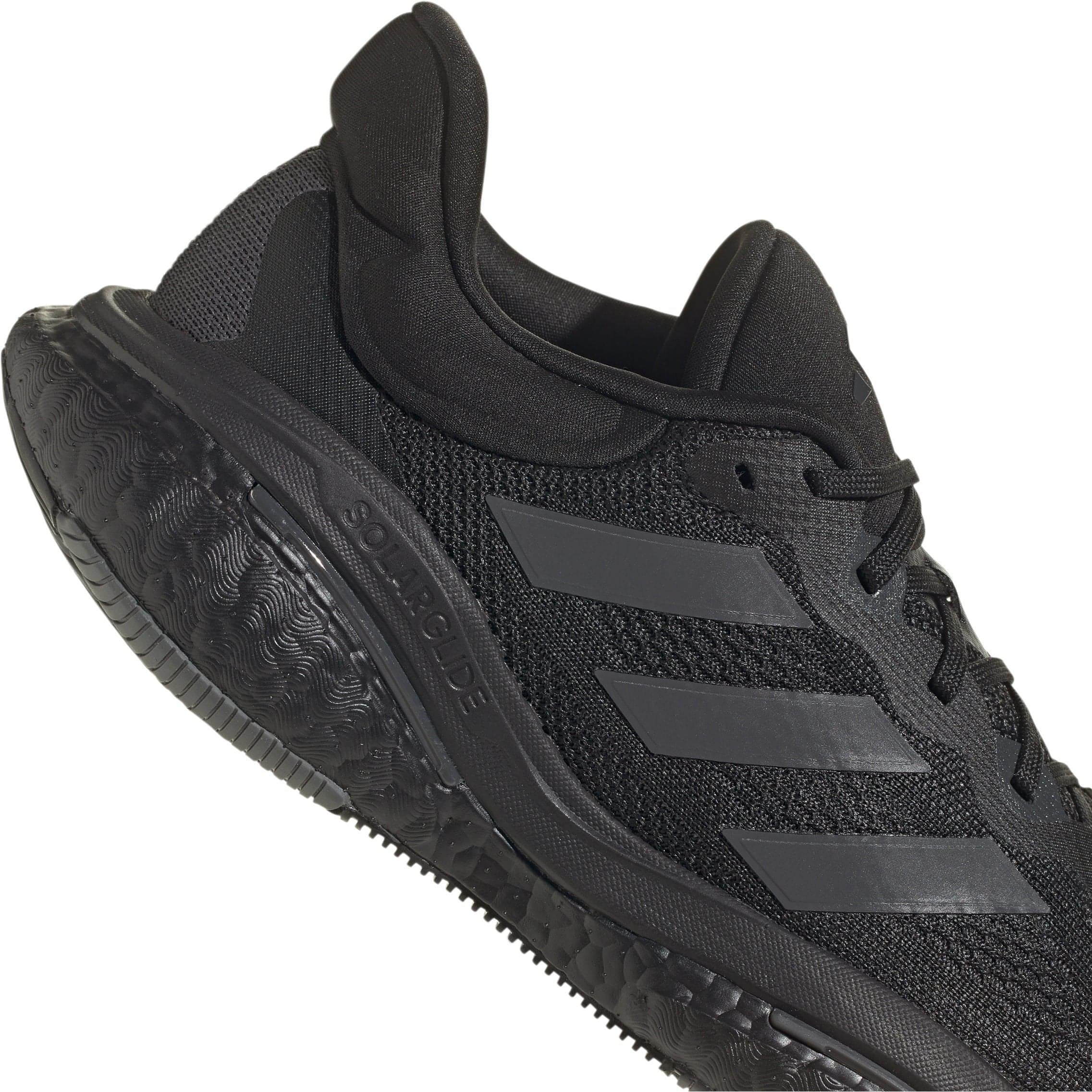 adidas SolarGlide 6 Mens Running Shoes - Black - Image 7