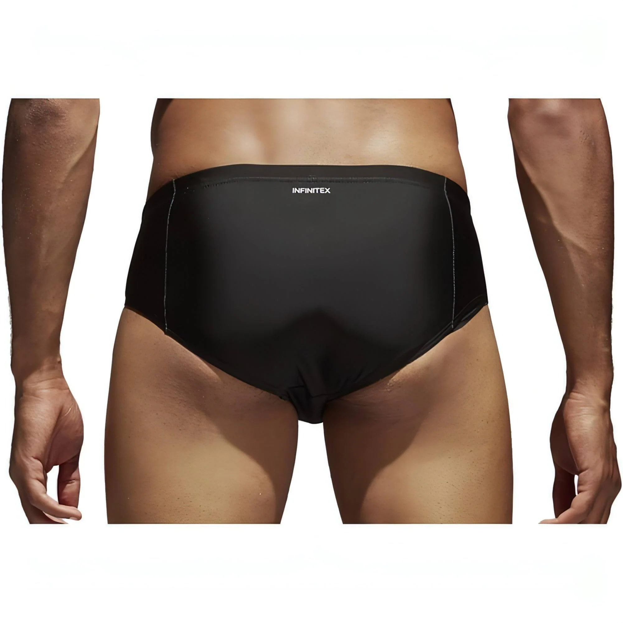 adidas Solid Junior Swim Trunks - Black - Image 6