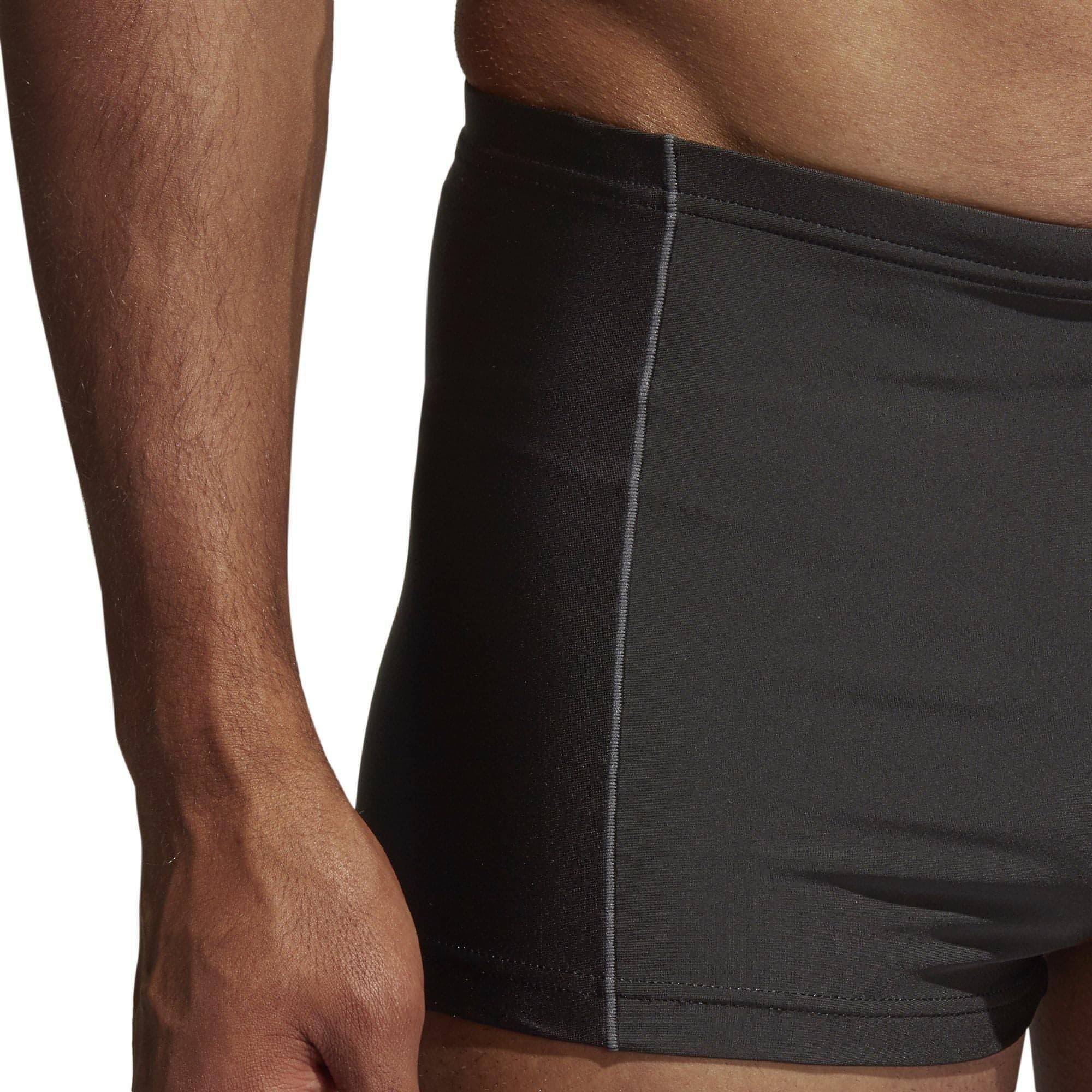 adidas Solid Swim Junior Boxer - Black - Image 4