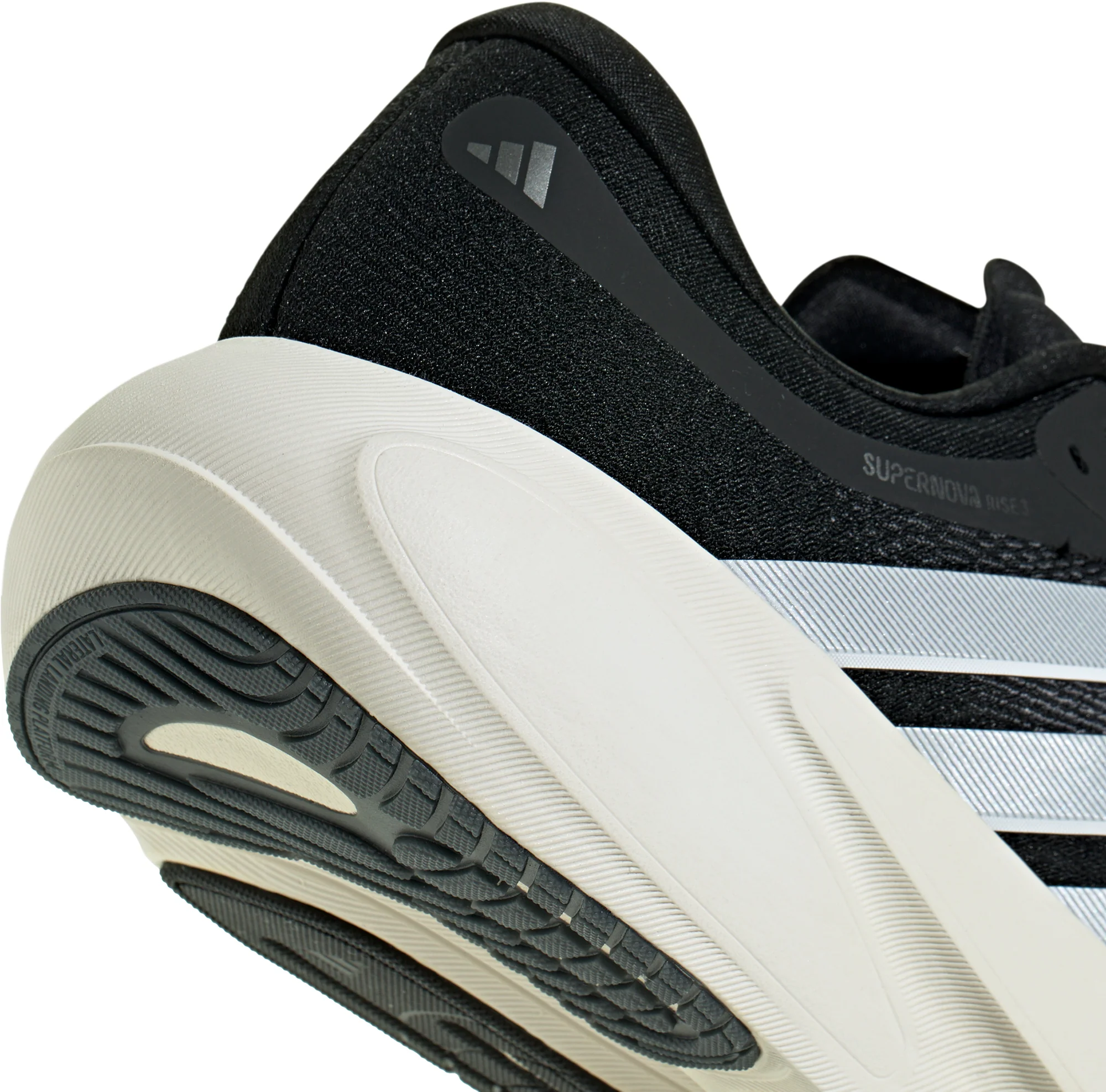 adidas Supernova Rise 3 WIDE FIT Mens Running Shoes - Black - Image 7