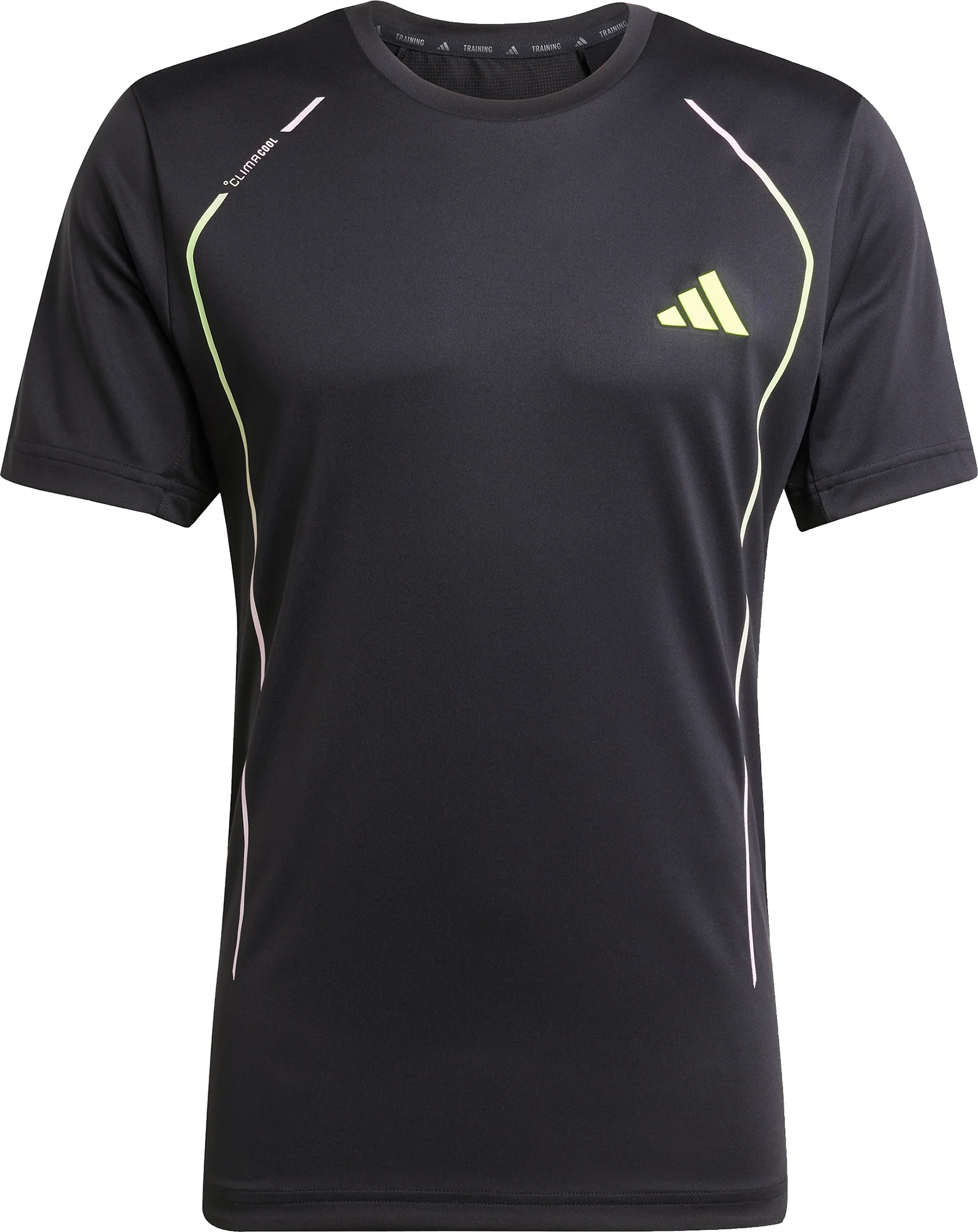 adidas Tech Apparel Short Sleeve Mens Training Top - Black - Image 5