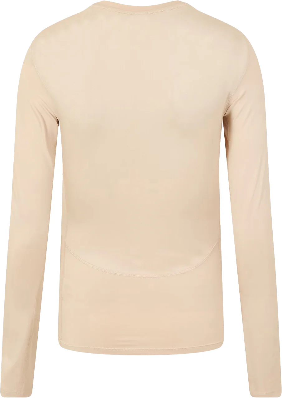 adidas Tech-Fit AeroReady Long Sleeve Mens Training Top - Beige - Image 2
