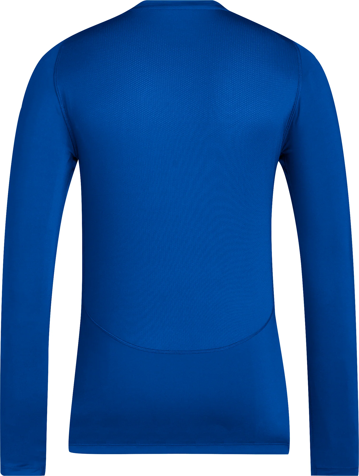 adidas Tech-Fit Long Sleeve Mens Training Top - Blue - Image 2