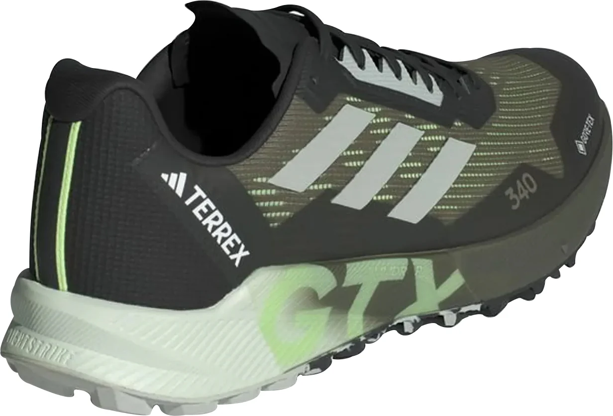 adidas Terrex Agravic Flow 2 GORE-TEX Mens Trail Running Shoes - Green - Image 4