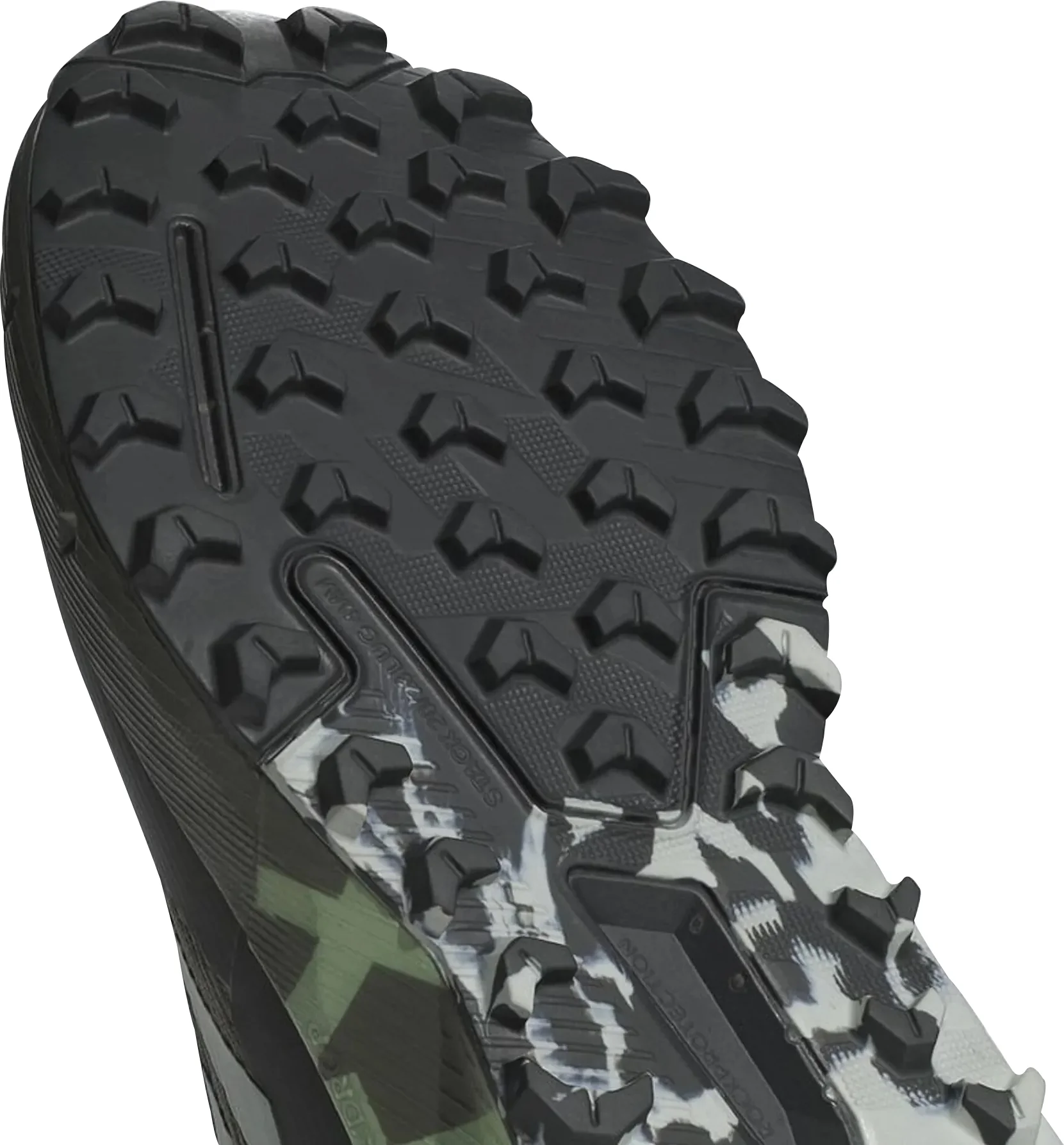 adidas Terrex Agravic Flow 2 GORE-TEX Mens Trail Running Shoes - Green - Image 7