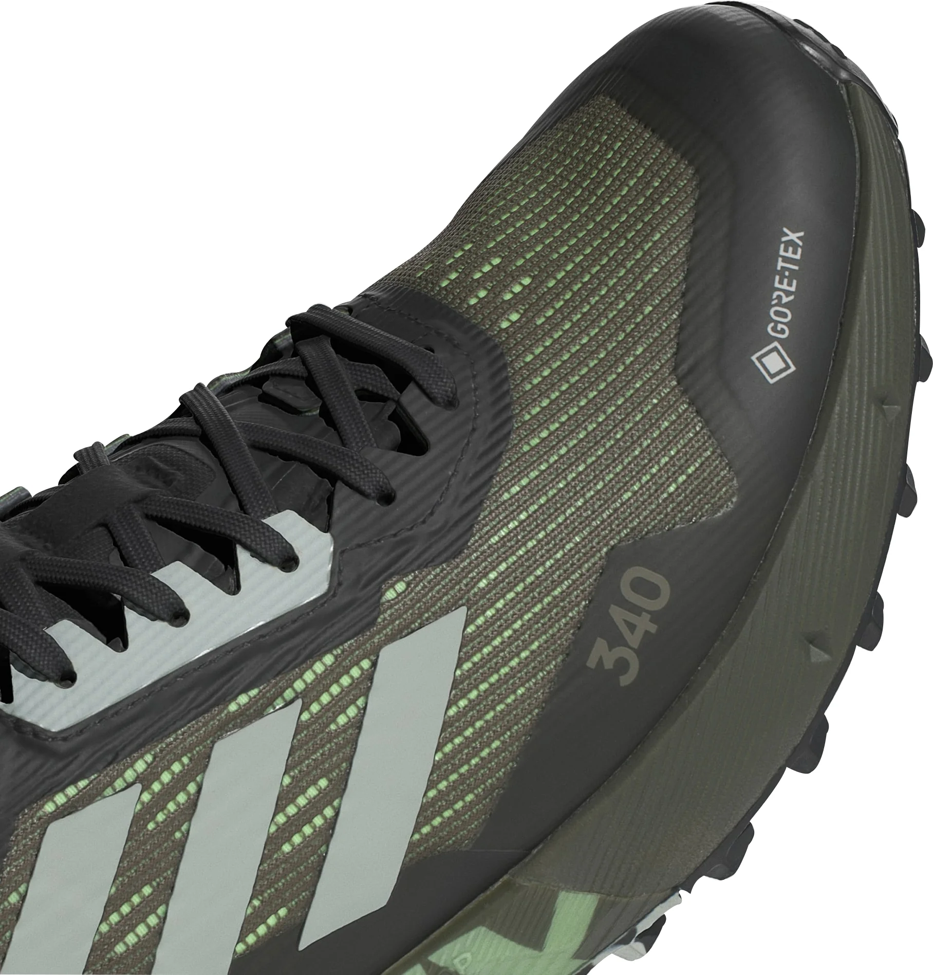 adidas Terrex Agravic Flow 2 GORE-TEX Mens Trail Running Shoes - Green - Image 8