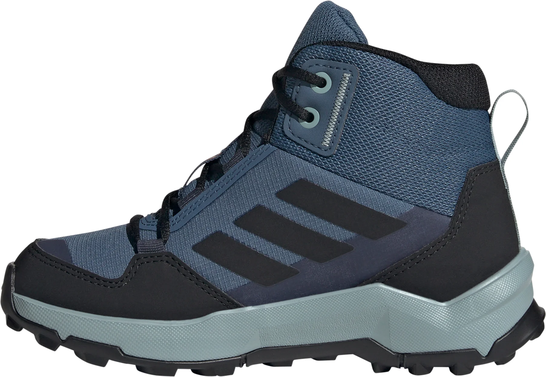 adidas Terrex AX4R Mid RAIN.RDY Junior Walking Boots - Blue - Image 3