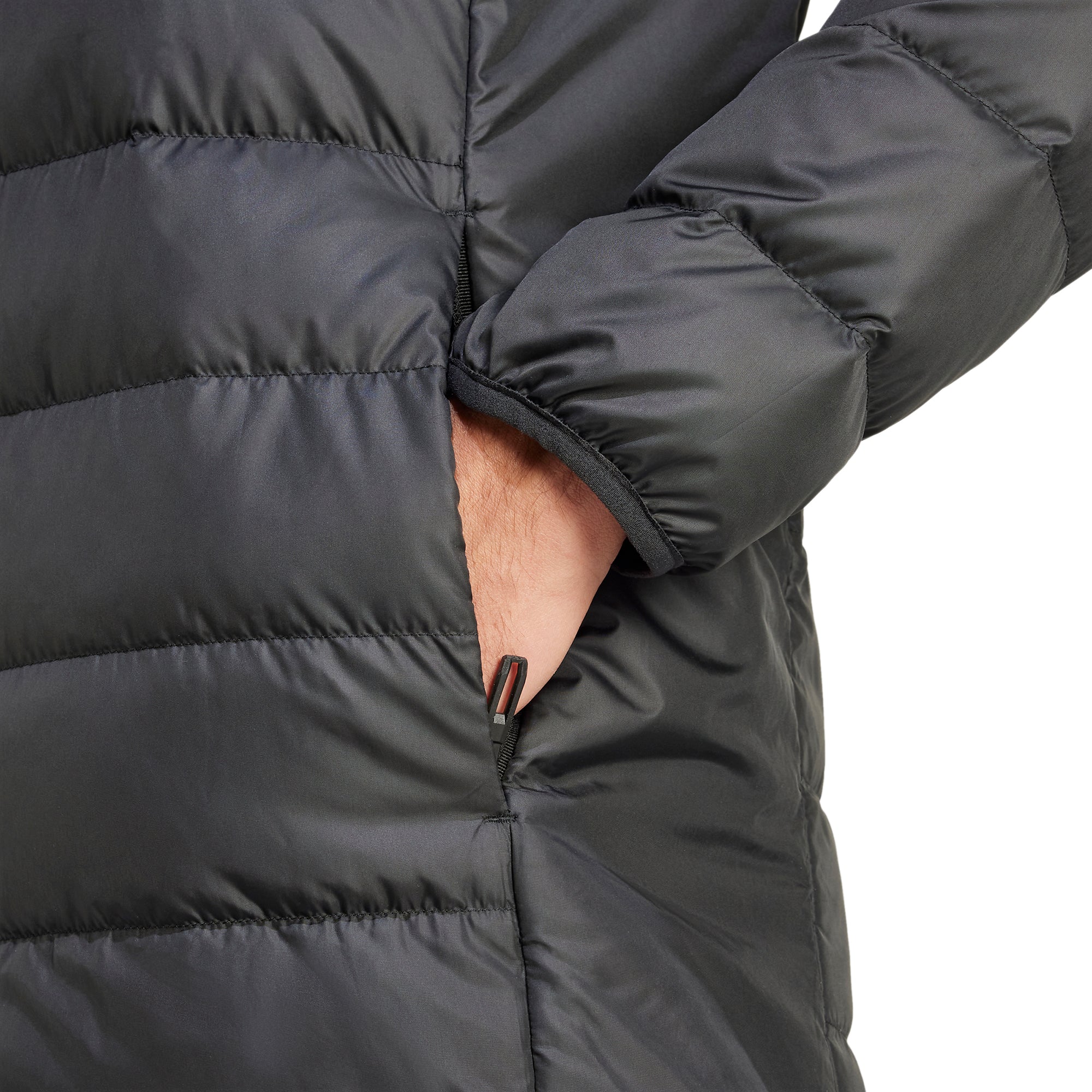 adidas Terrex Multi Light Hooded Mens Down Jacket - Black - Image 3