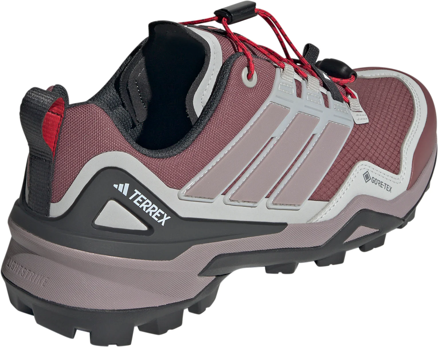 adidas Terrex Skychaser GORE-TEX Womens Walking Shoes - Red - Image 5