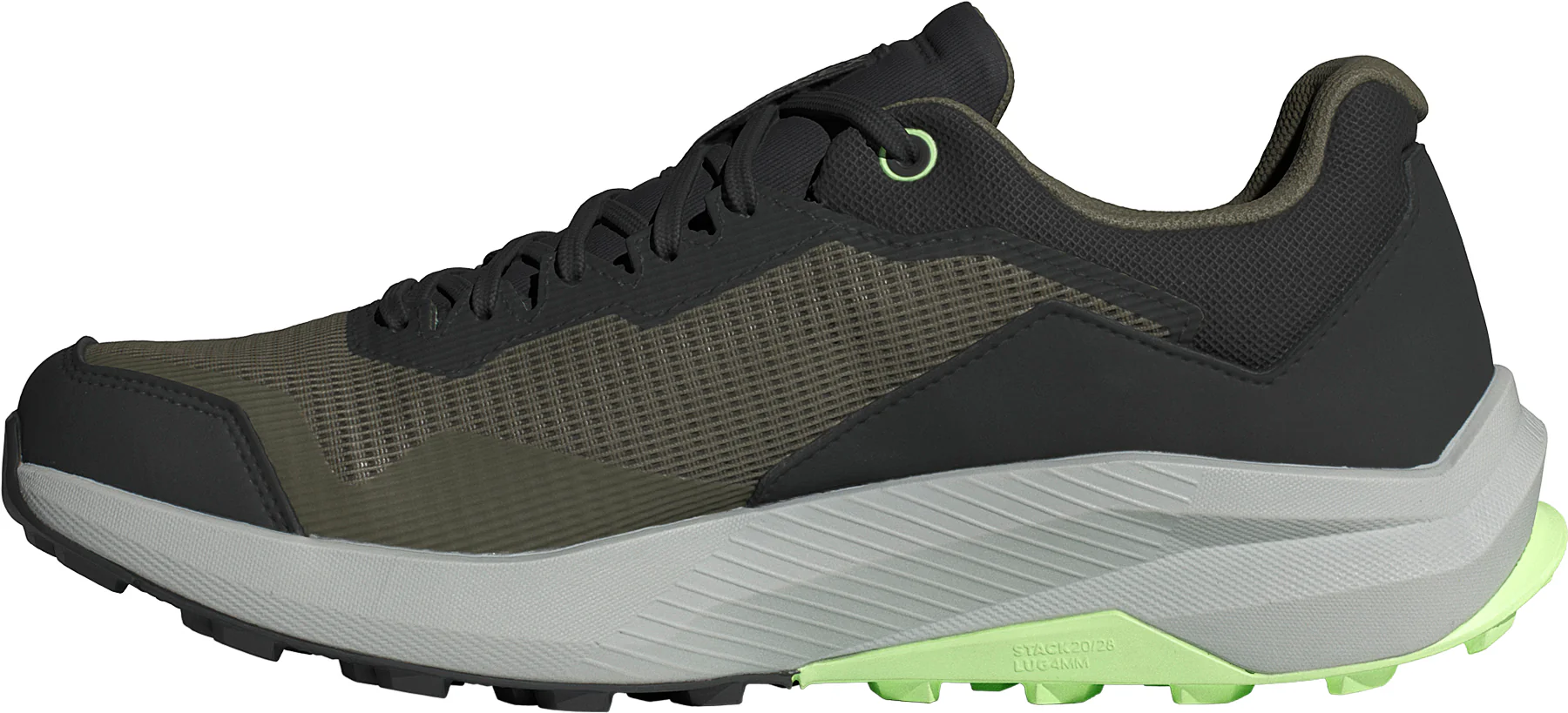 adidas Terrex Trail Rider GORE-TEX Mens Trail Running Shoes - Green - Image 3
