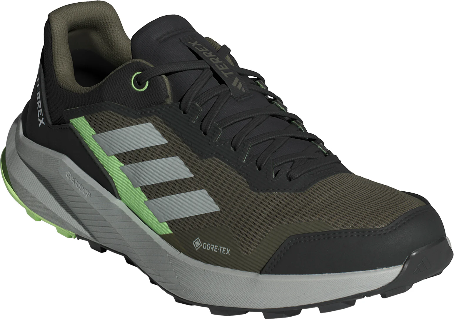 adidas Terrex Trail Rider GORE-TEX Mens Trail Running Shoes - Green - Image 6
