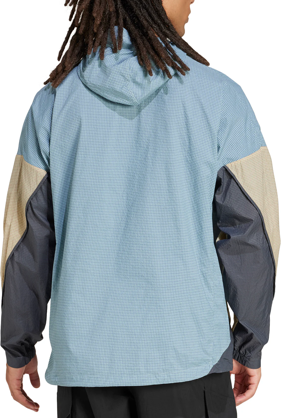 adidas Terrex Xploric Wind Mens Anorak Jacket - Blue - Image 2