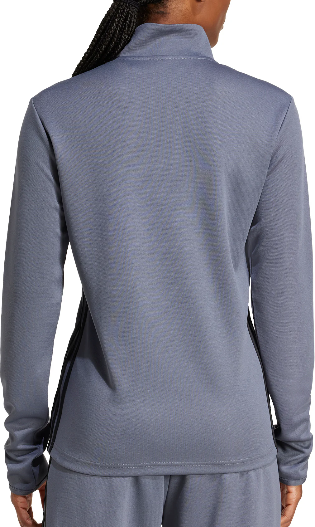 adidas Tiro 25 Essentials Half Zip Long Sleeve Womens Training Top - Grey - Image 2