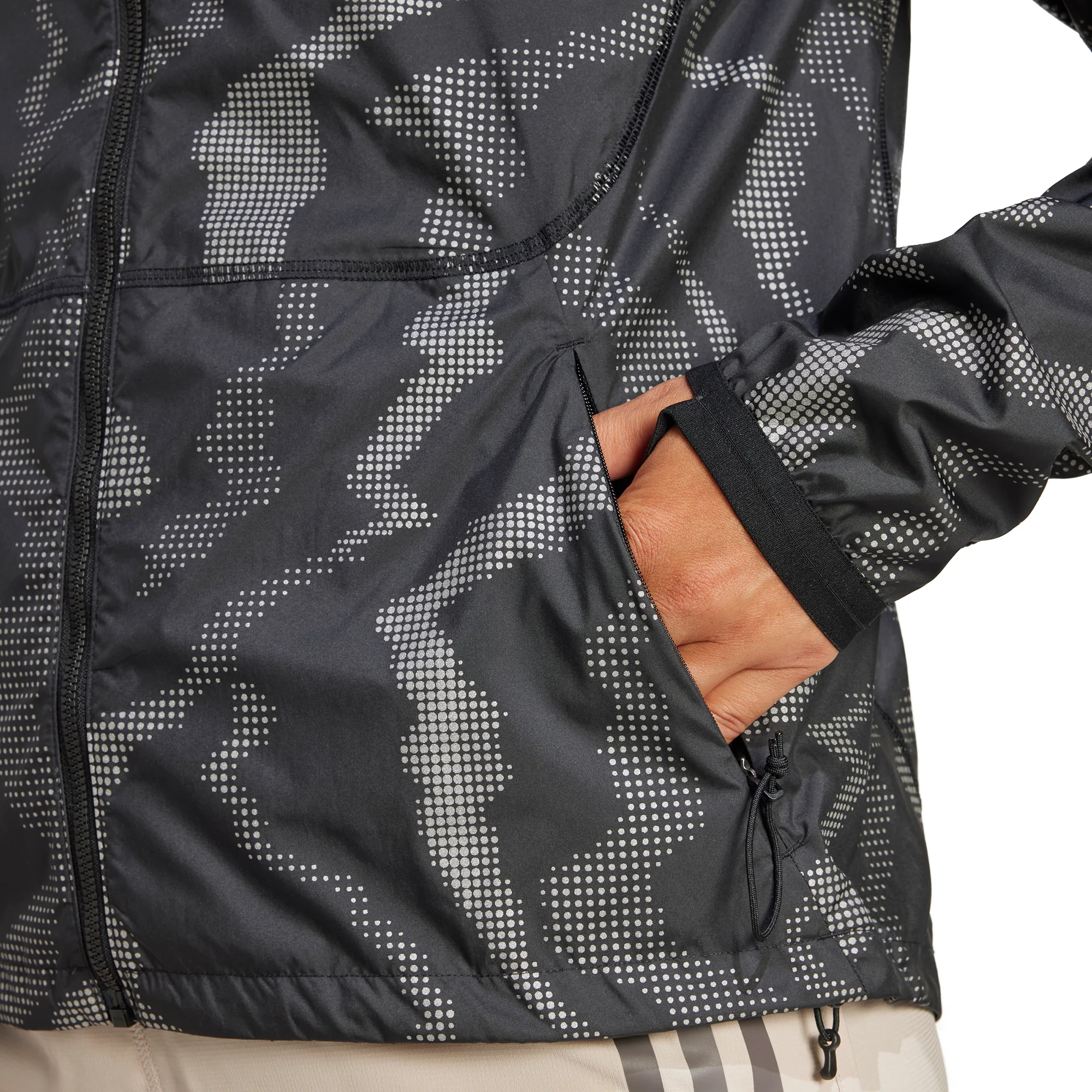 adidas Ultimate WIND.RDY Womens Running Jacket - Black - Image 3