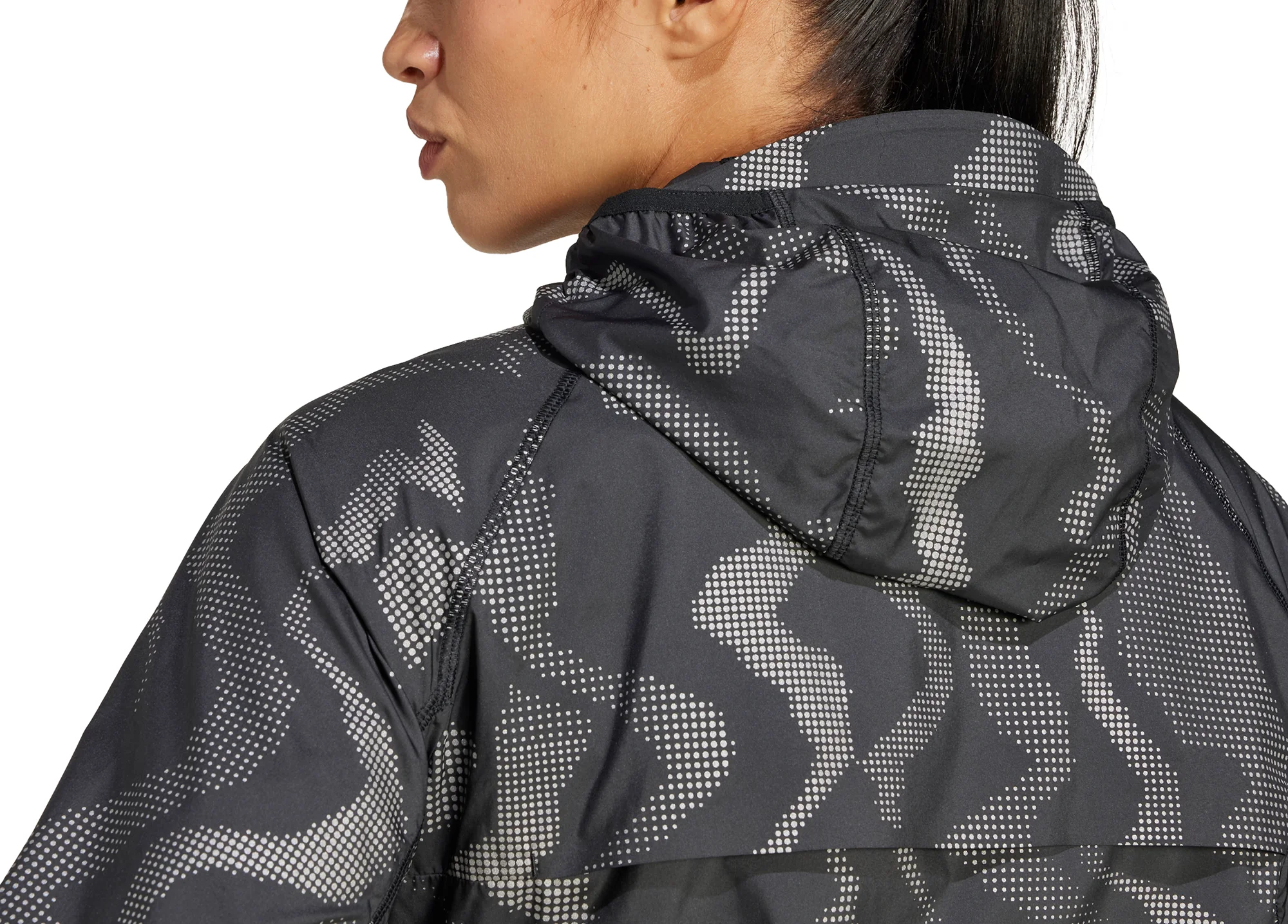 adidas Ultimate WIND.RDY Womens Running Jacket - Black - Image 4