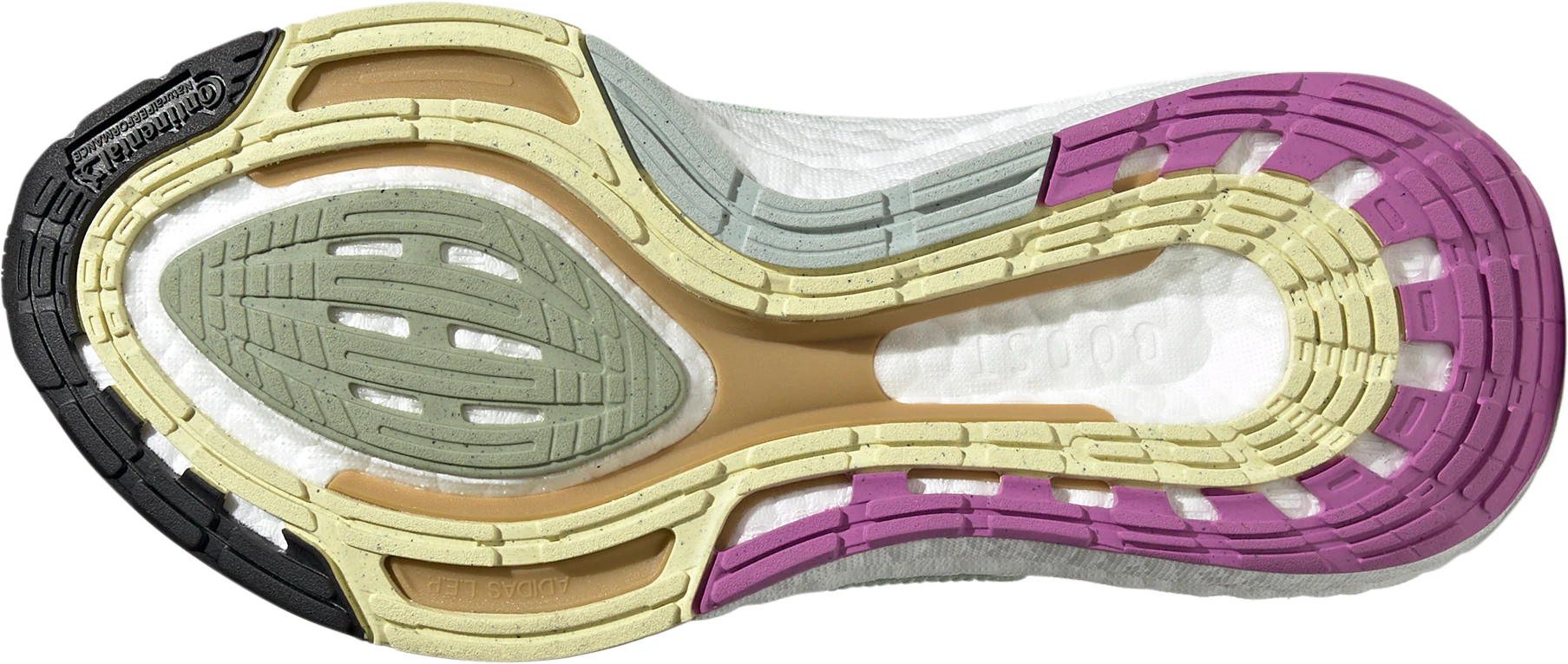 adidas Ultra Boost 22 Womens Running Shoes - Green - Image 2