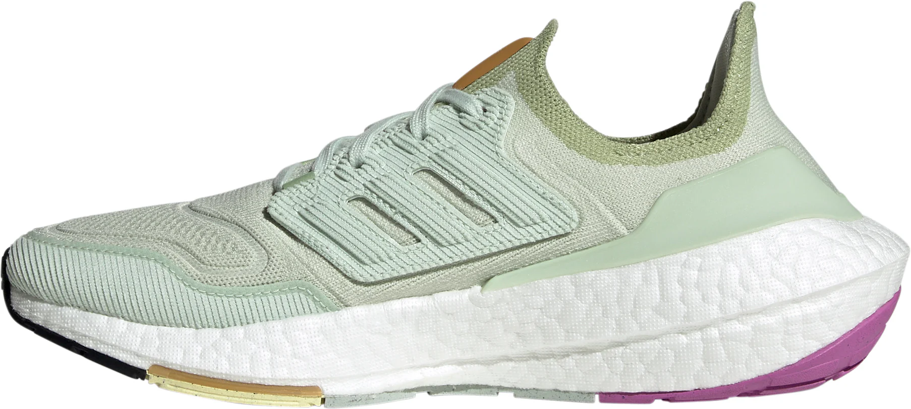adidas Ultra Boost 22 Womens Running Shoes - Green - Image 3