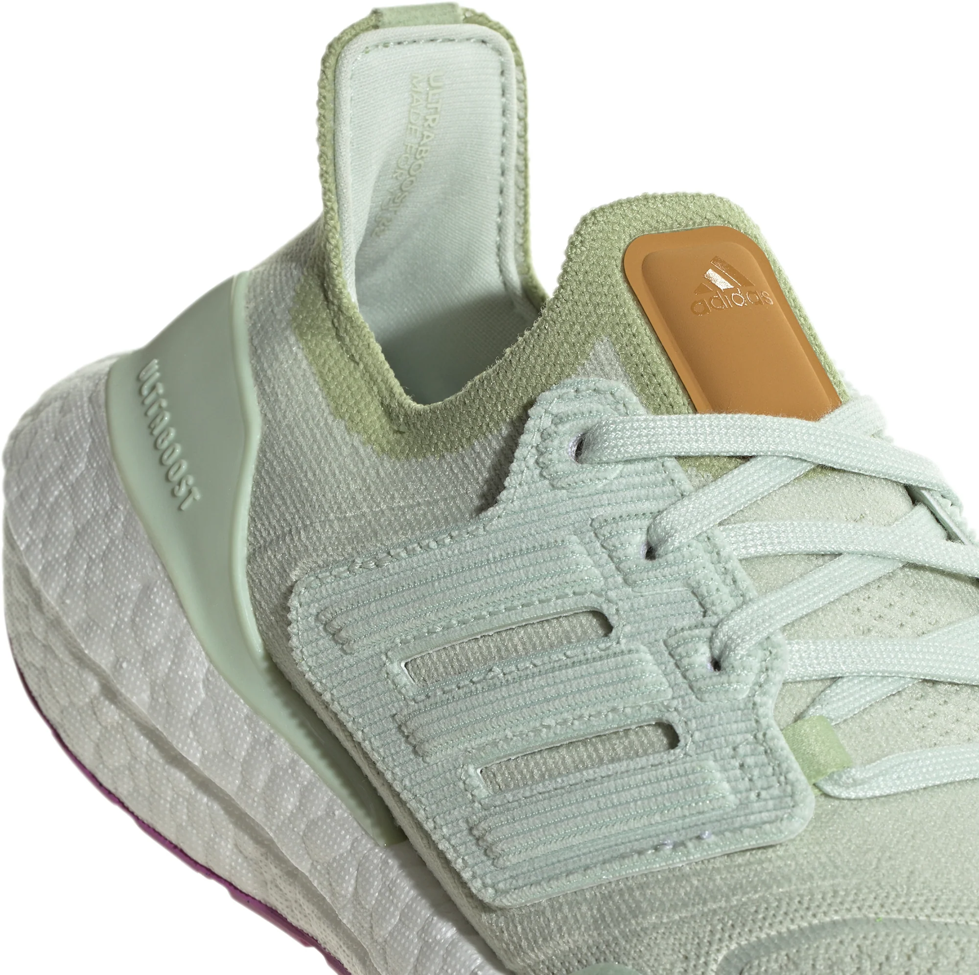 adidas Ultra Boost 22 Womens Running Shoes - Green - Image 8