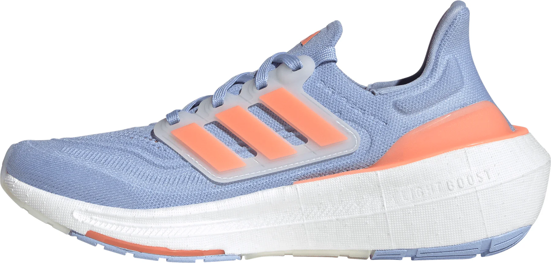 adidas Ultra Boost Light Womens Running Shoes - Blue - Image 3
