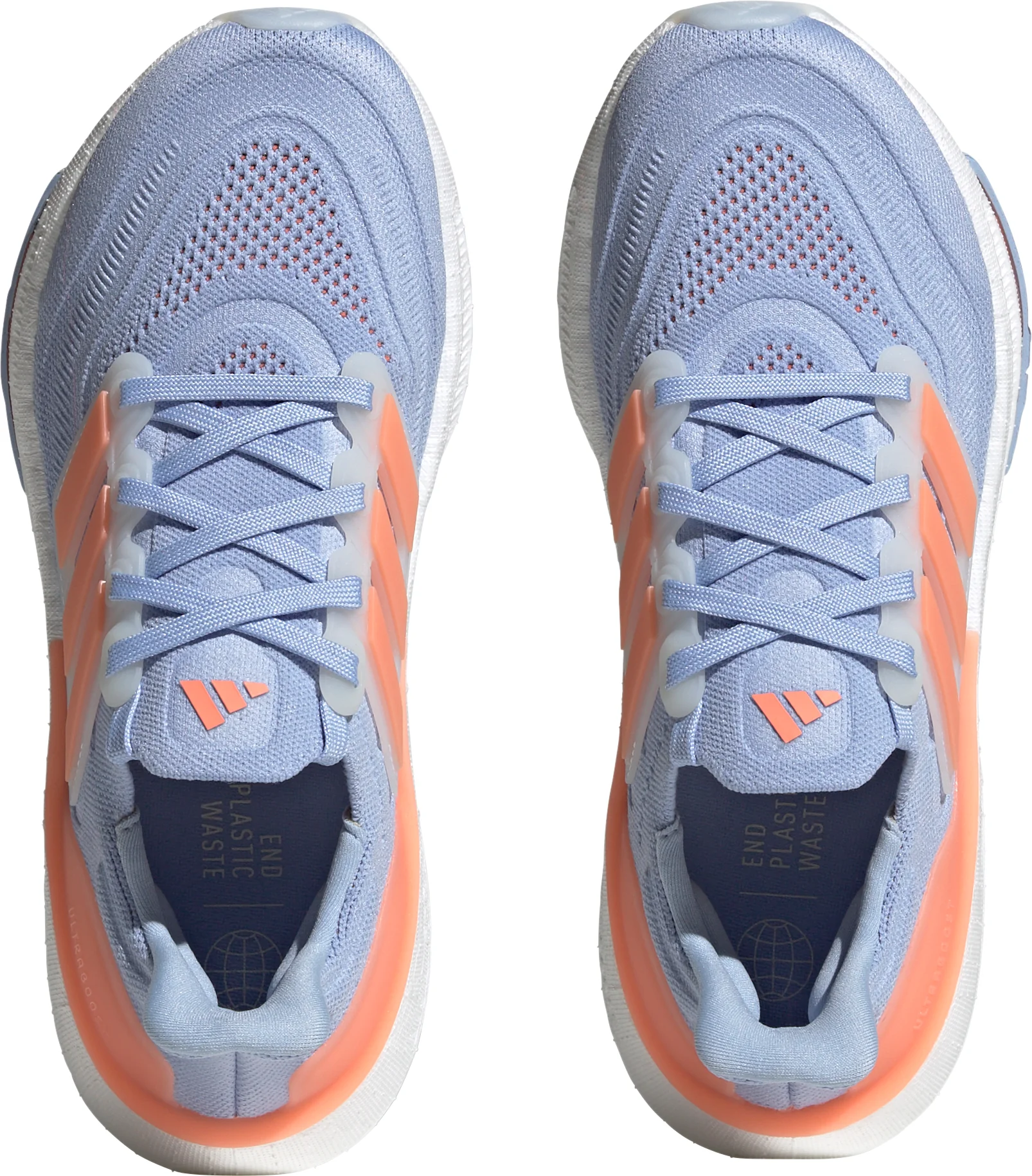 adidas Ultra Boost Light Womens Running Shoes - Blue - Image 4
