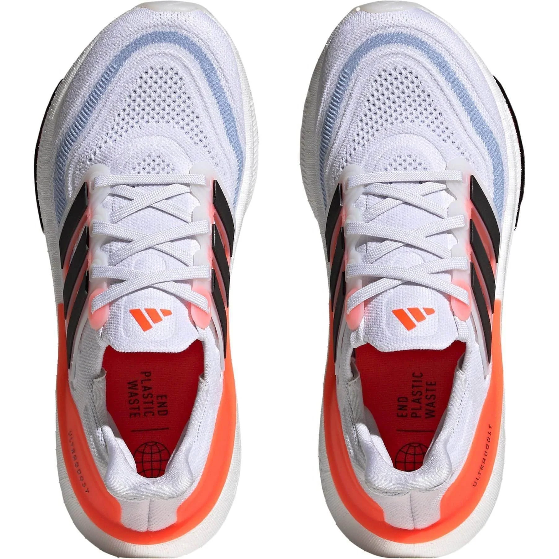 adidas Ultra Boost Light Womens Running Shoes - White - Image 4