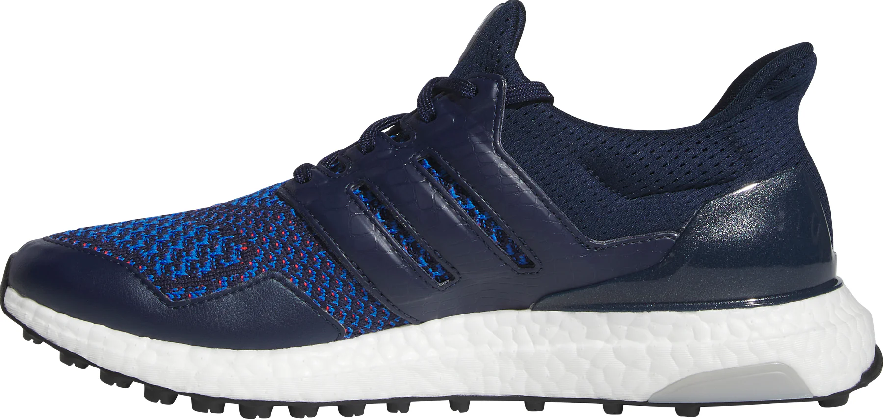 adidas Ultra Boost Spikeless Golf Shoes - Blue - Image 3