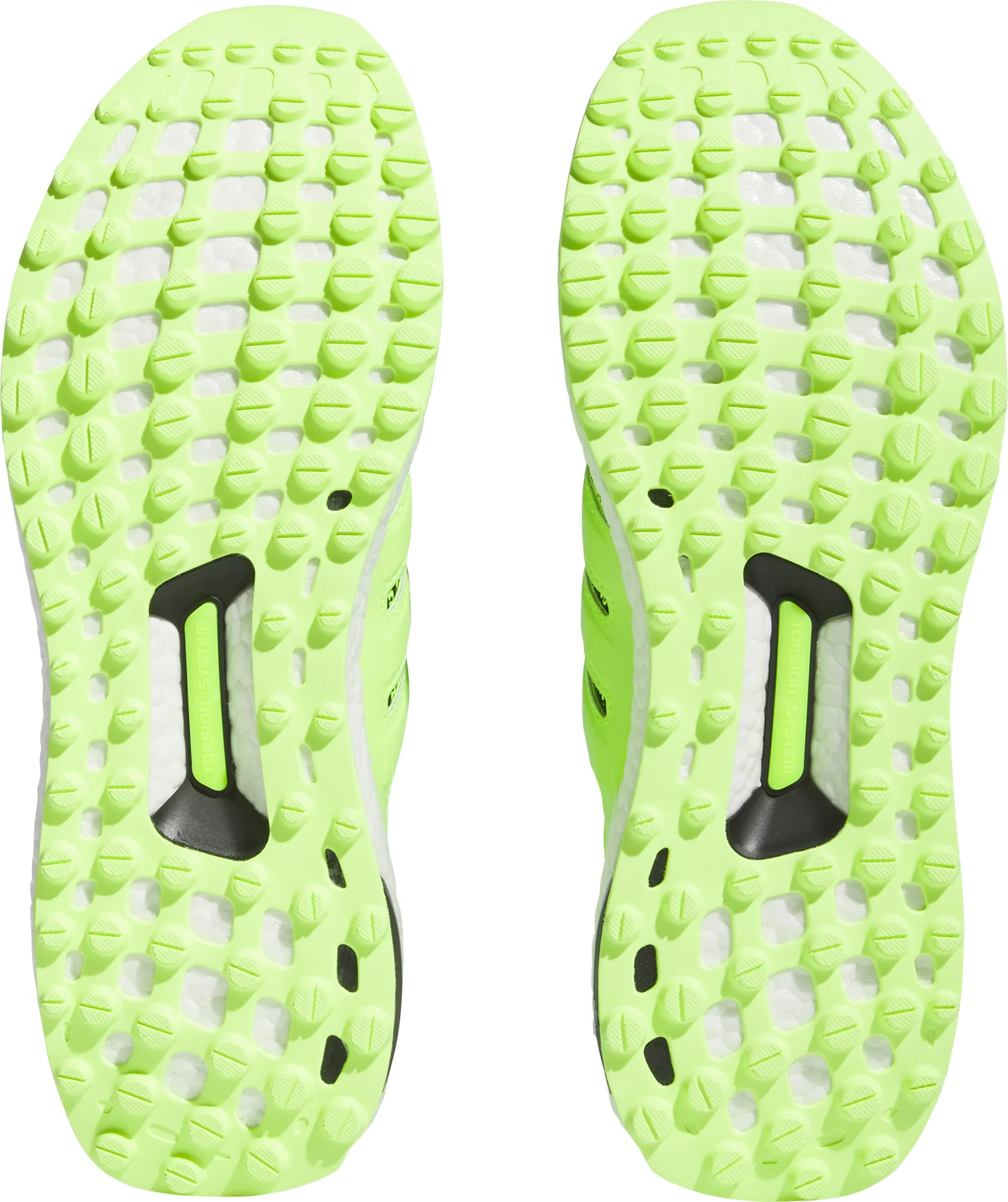adidas Ultra Boost Spikeless Golf Shoes - Green - Image 2
