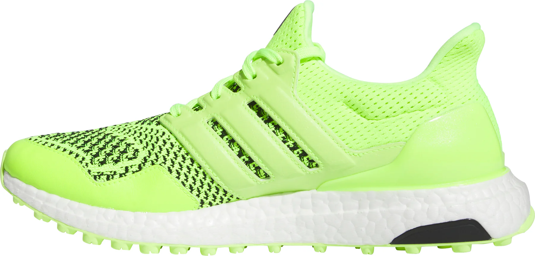 adidas Ultra Boost Spikeless Golf Shoes - Green - Image 3