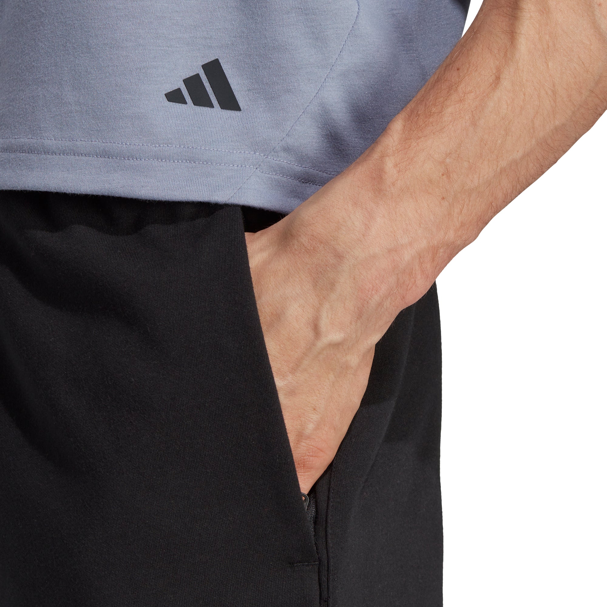 adidas Yoga Base 7 Inch Mens Training Shorts - Black - Image 4