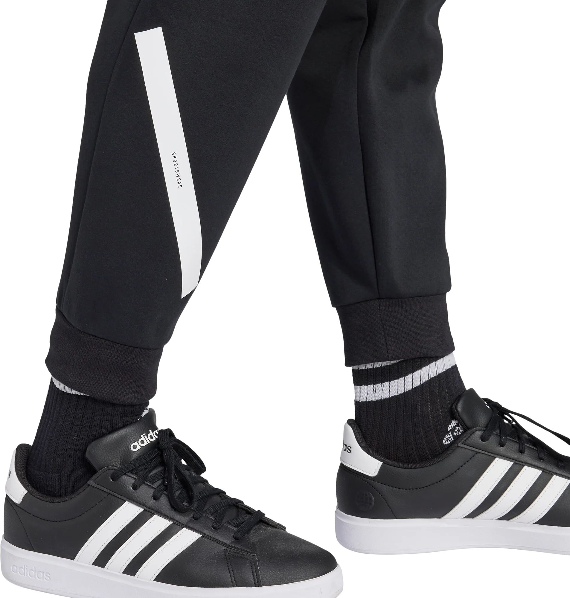 adidas Z.N.E Mens Training Trackpants - Black - Image 3
