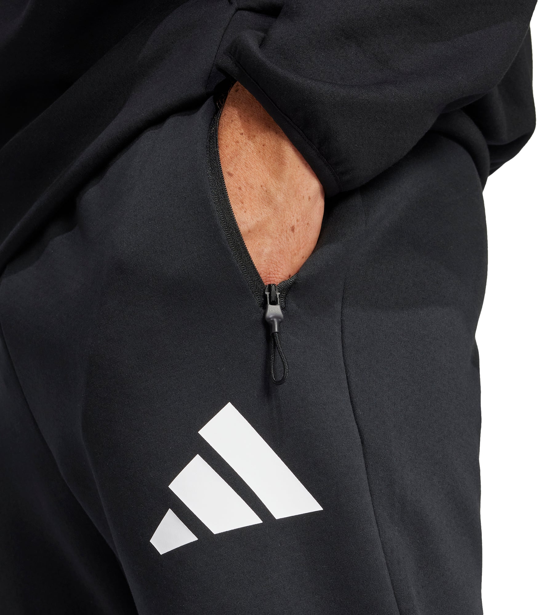 adidas Z.N.E Mens Training Trackpants - Black - Image 4