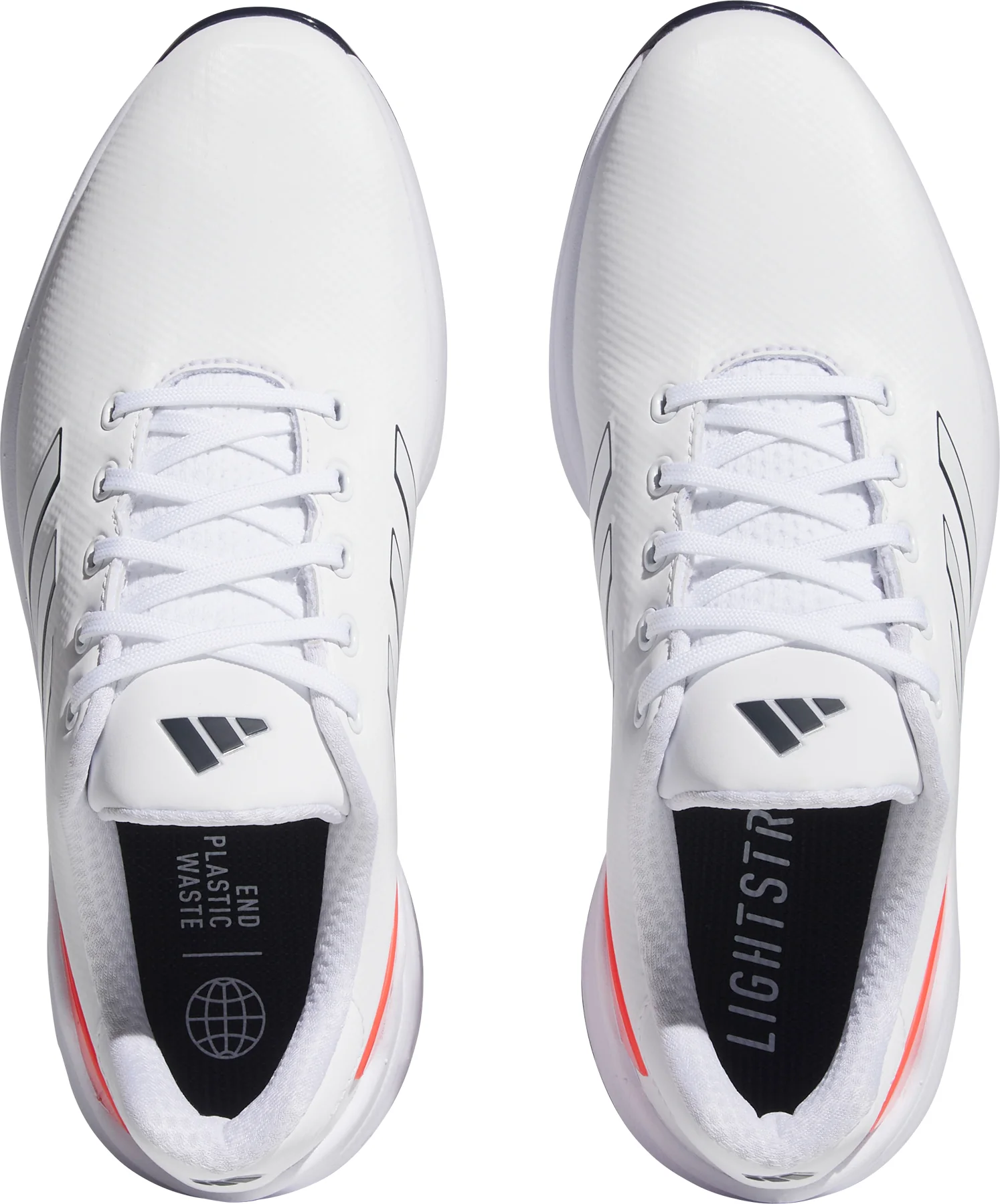 adidas ZG23 Spiked Mens Golf Shoes - White - Image 4
