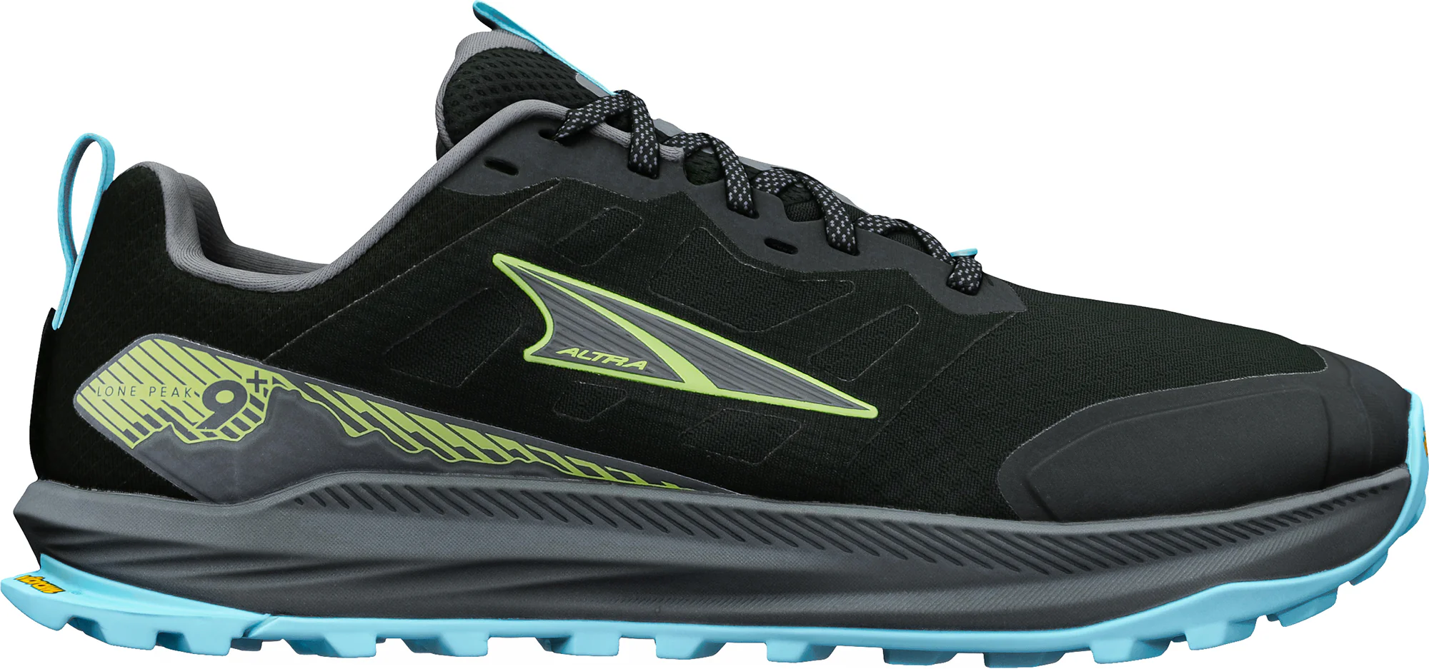 Altra Lone Peak 9+ Mens Trail Running Shoes - Black