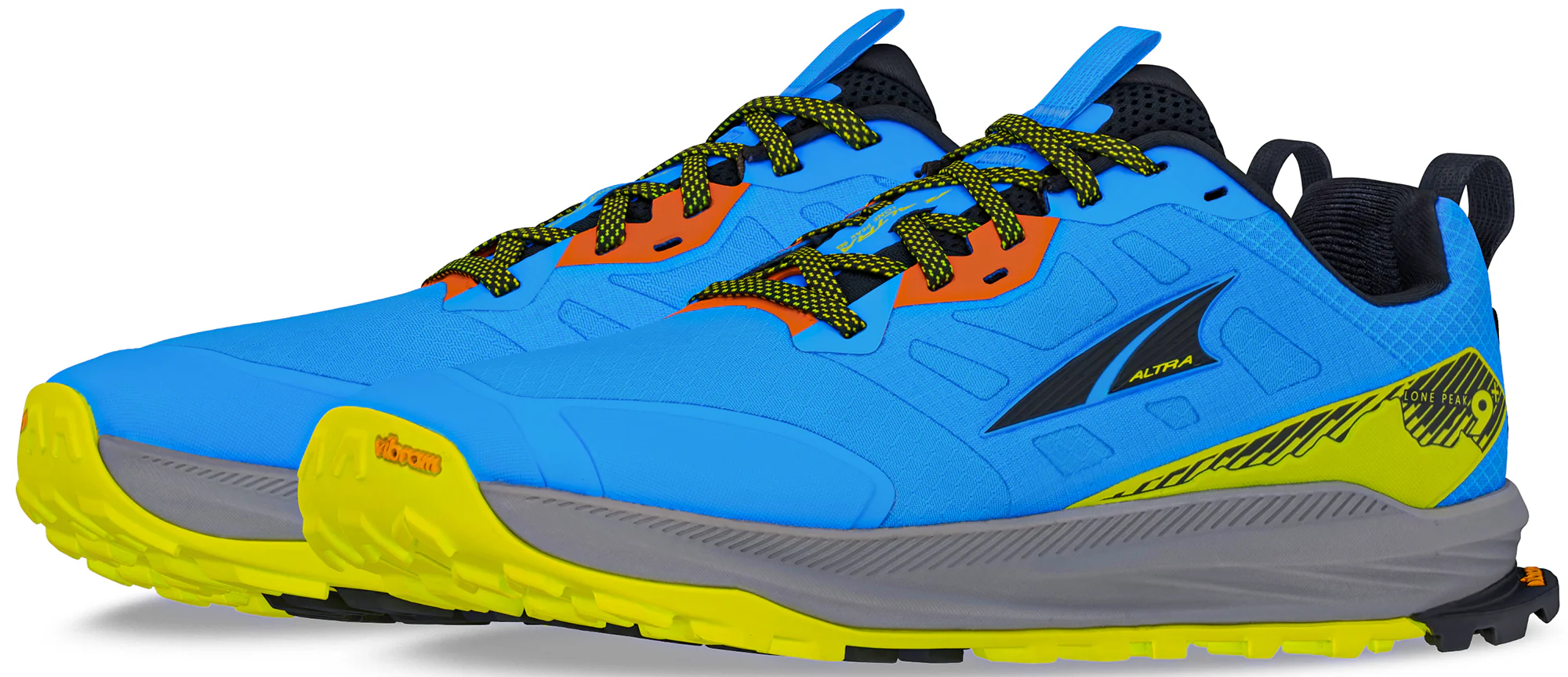 Altra Lone Peak 9+ Mens Trail Running Shoes - Blue - Image 5