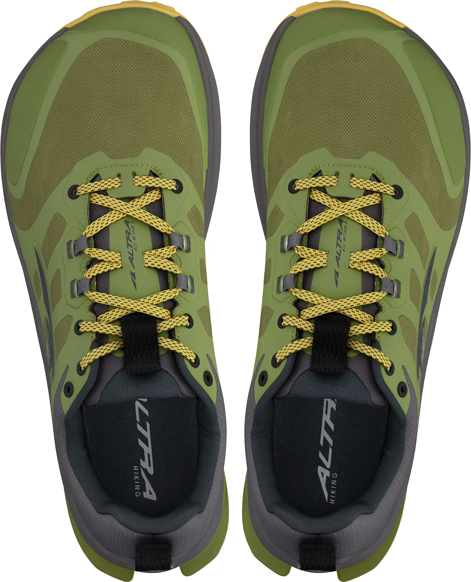 Altra Lone Peak 9 Waterproof Mens Trail Running Shoes - Green - Image 4