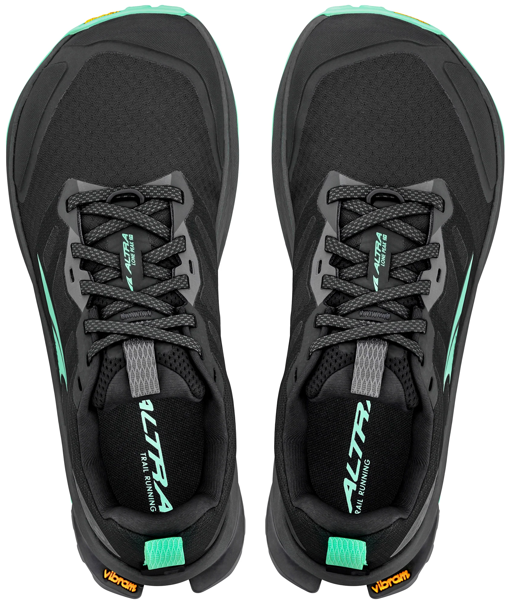 Altra Lone Peak 9+ Womens Trail Running Shoes - Black - Image 4