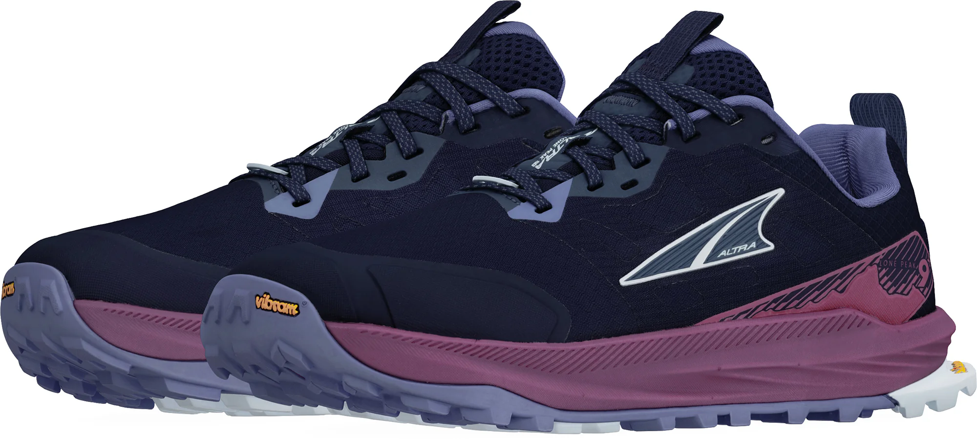 Altra Lone Peak 9+ Womens Trail Running Shoes - Blue - Image 5