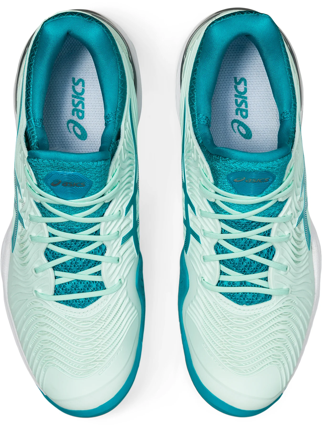 Asics Court FF 2 Womens Tennis Shoes - Green - Image 4