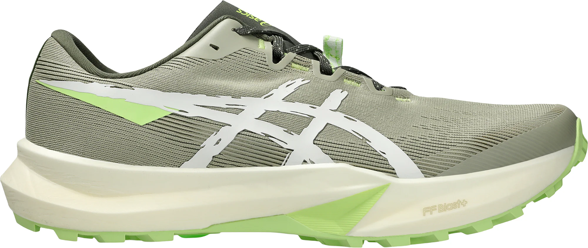 Asics Fuji Lite 6 Mens Trail Running Shoes - Green