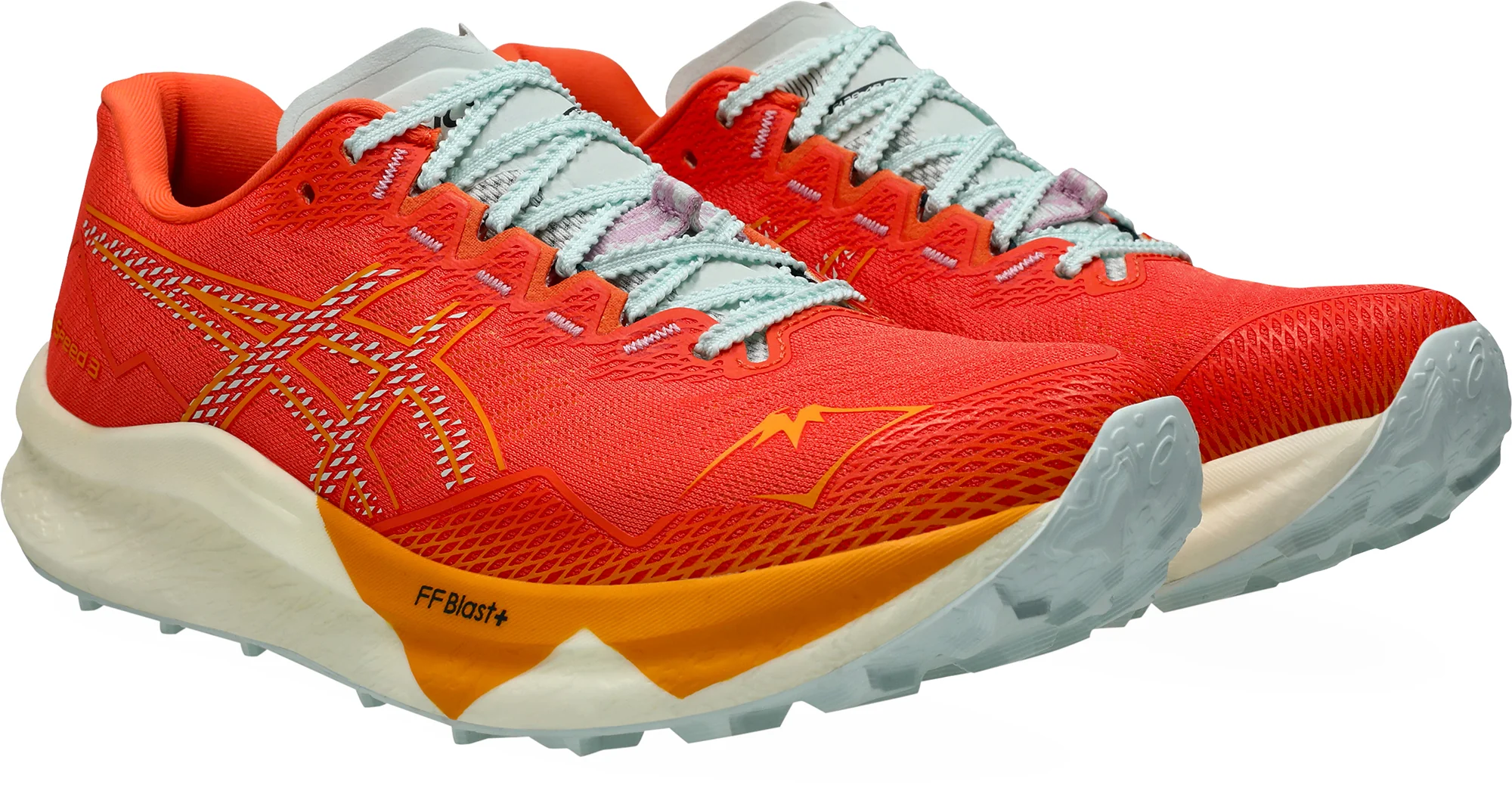 Asics FujiSpeed 3 Mens Trail Running Shoes - Red - Image 6