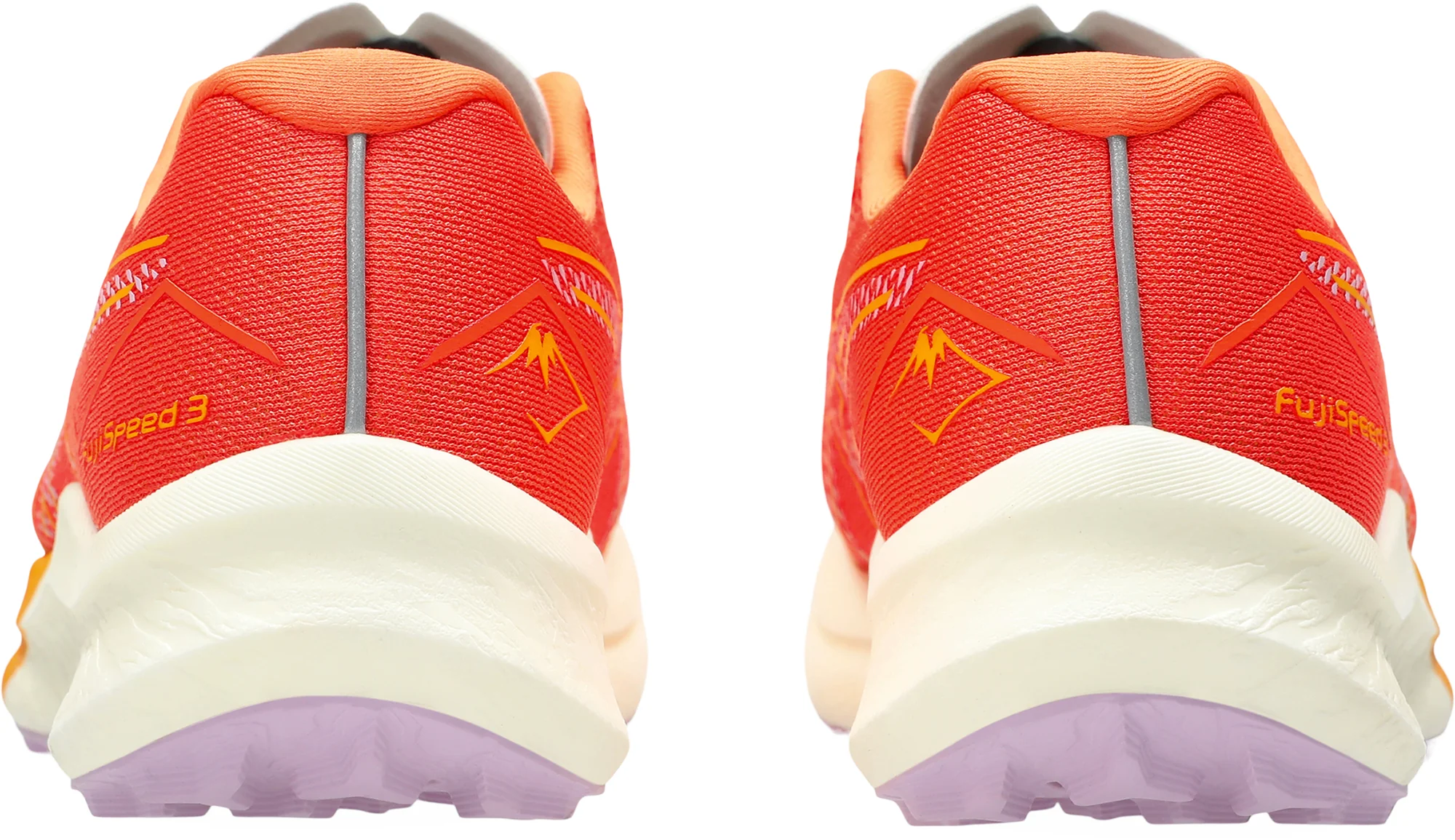 Asics FujiSpeed 3 Womens Trail Running Shoes - Orange - Image 7