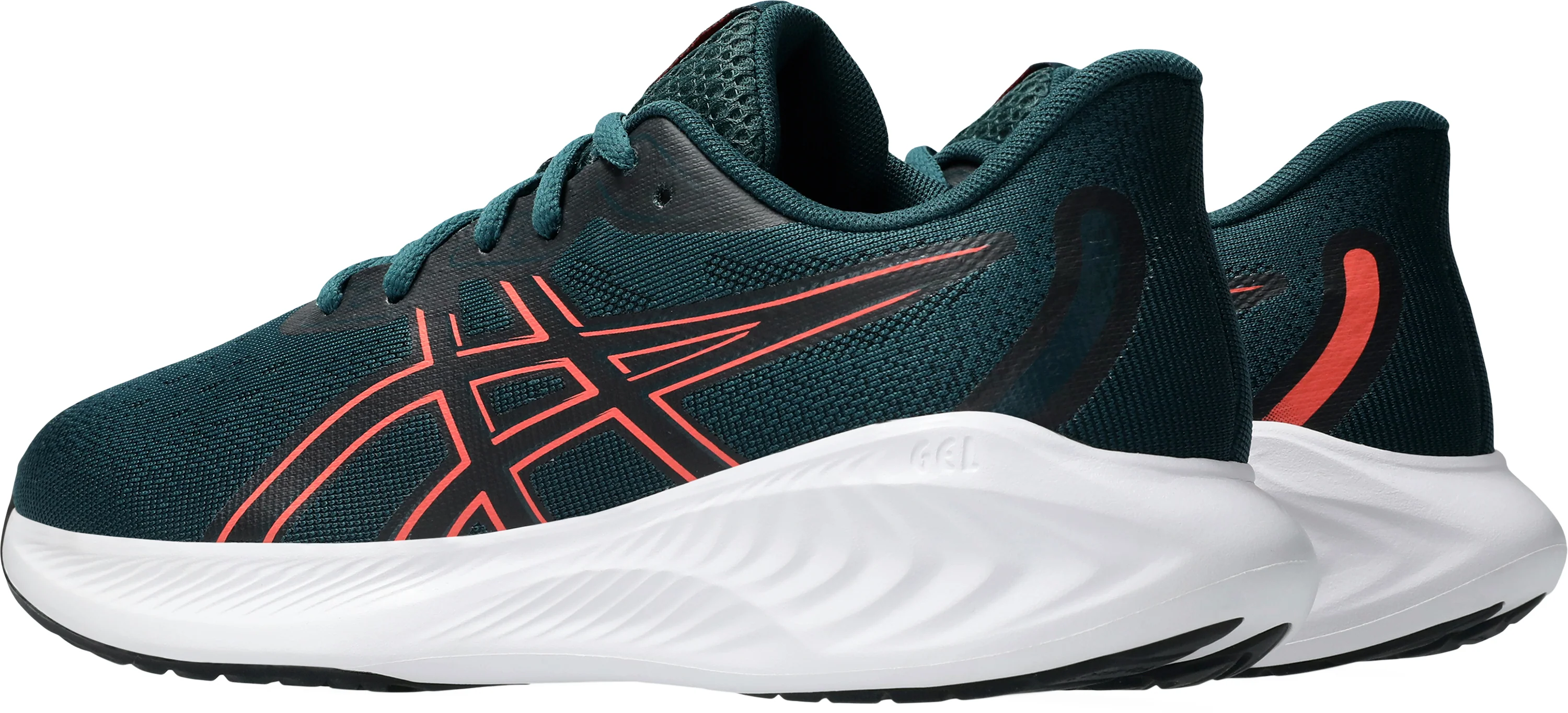 Asics Gel Cumulus 26 GS Junior Running Shoes - Green - Image 5