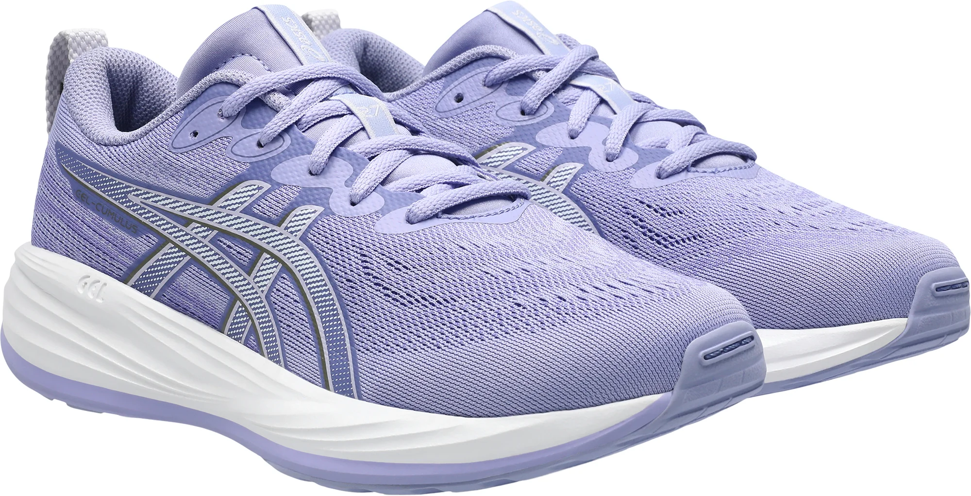 Asics Gel Cumulus 27 GS Junior Running Shoes - Blue - Image 6