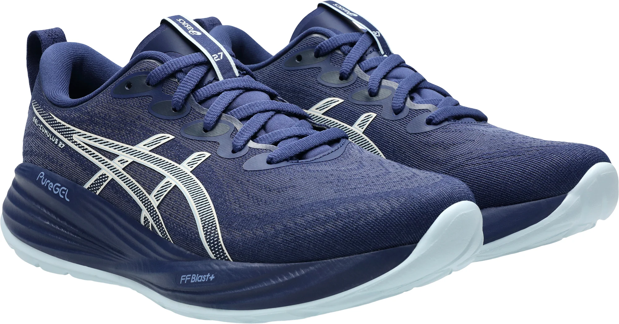 Asics Gel Cumulus 27 Womens Running Shoes - Blue - Image 6