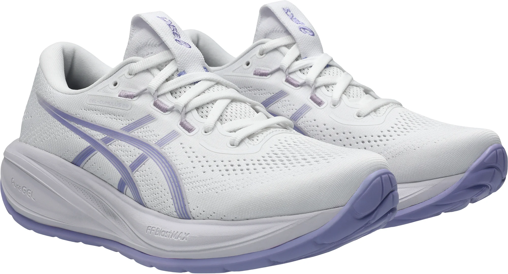Asics Gel Cumulus 28 Womens Running Shoes - White - Image 6