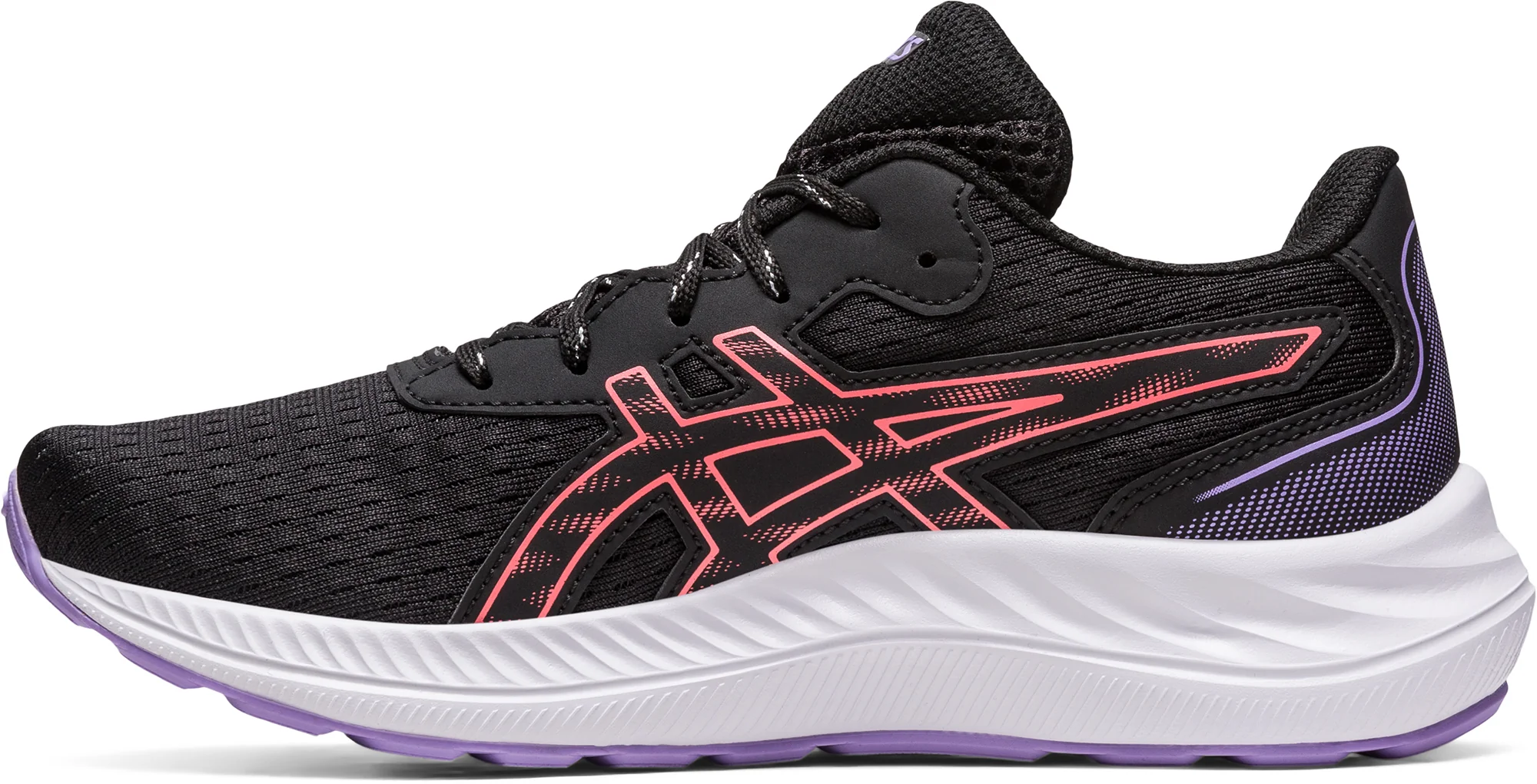 Asics Gel Excite 9 GS Junior Running Shoes - Black - Image 3