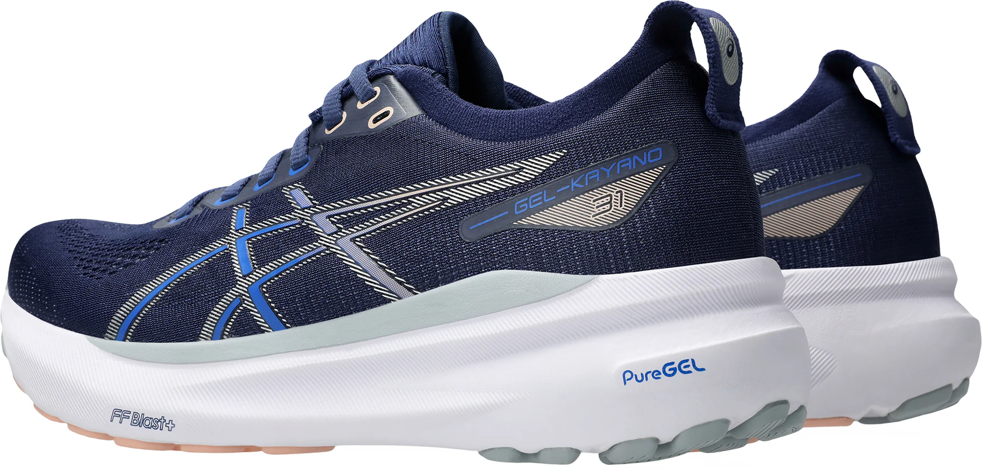 Asics Gel Kayano 31 Womens Running Shoes - Blue - Image 5
